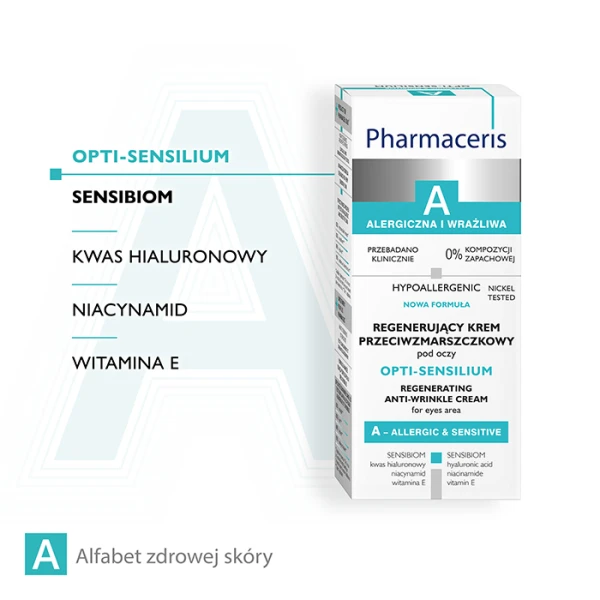 PHARMACERIS A OPTI-SENSILIUM PRZECIWZMARSZCZKOWY KREM POD PCZY 15 ML