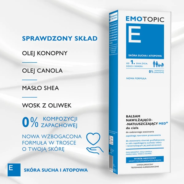PHARMACERIS E EMOTOPIC BALSAM NAWILŻAJĄCO-NATŁUSZCZAJĄCY DO CIAŁA 400 ML