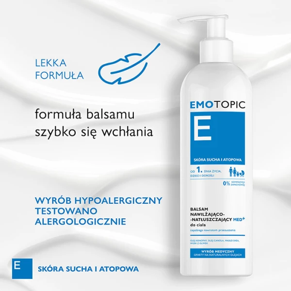 PHARMACERIS E EMOTOPIC BALSAM NAWILŻAJĄCO-NATŁUSZCZAJĄCY DO CIAŁA 400 ML