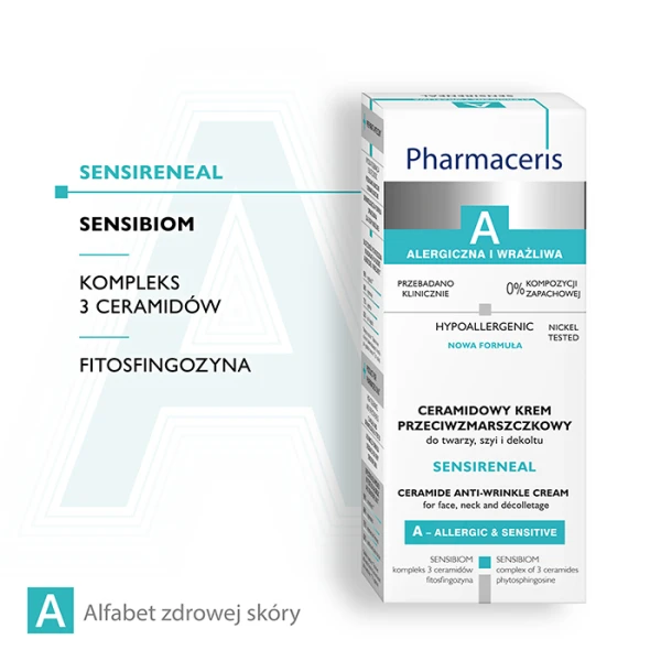 PHARMACERIS A SENSIRENAL KREM PRZECIWZMARSZCZKOWY SPF 10+ 50 ML do twarzy SPF10, 30 ml