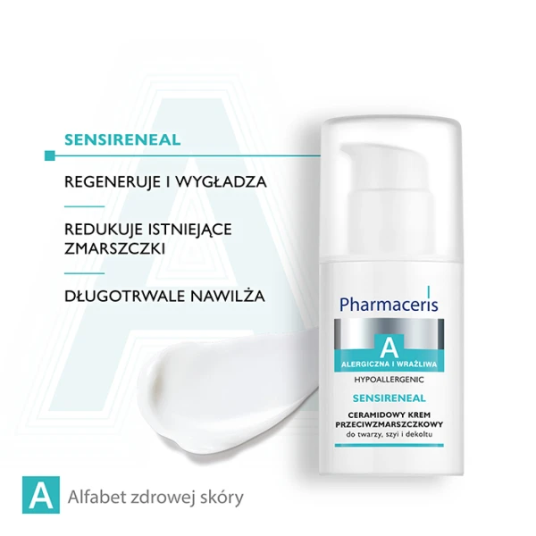 PHARMACERIS A SENSIRENAL KREM PRZECIWZMARSZCZKOWY SPF 10+ 50 ML do twarzy SPF10, 30 ml
