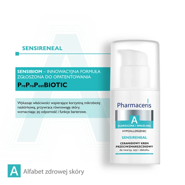 PHARMACERIS A SENSIRENAL KREM PRZECIWZMARSZCZKOWY SPF 10+ 50 ML do twarzy SPF10, 30 ml