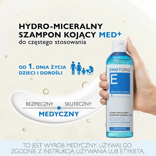 PHARMACERIS E EMOTOPIC MICELARNY SZAMPON KOJĄCY 250 ML