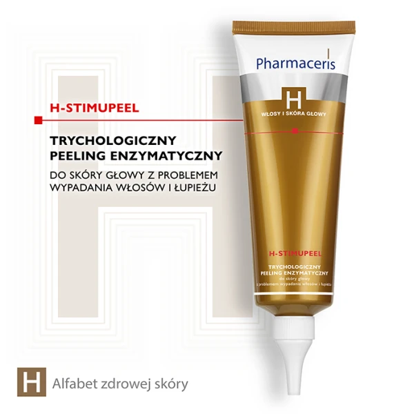 PHARMACERIS H - STIMUPEEL TRYCHOLOGICZNY PEELING ENZYMATYCZNY 125 ML
