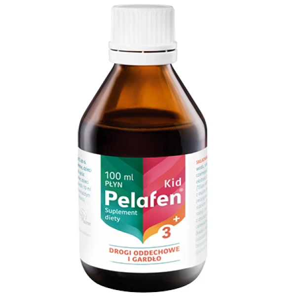 PELAFEN KID 3+ DROGI ODDECHOWE I GARDŁO SYROP DLA DZIECI 100 ML PHYTOPHARM