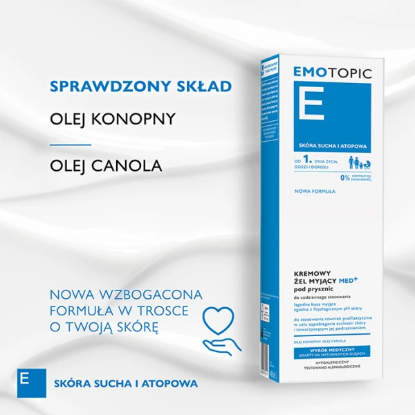 PHARMACERIS E EMOTOPIC ŻEL POD PRYSZNIC 400 ML 