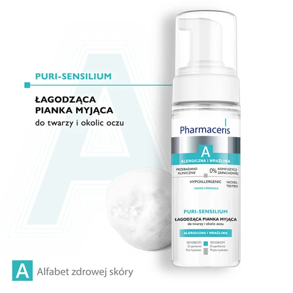 PHARMACERIS A PURI-SENSILIUM PIANKA MYJĄCA DO TWARZY 150 ML