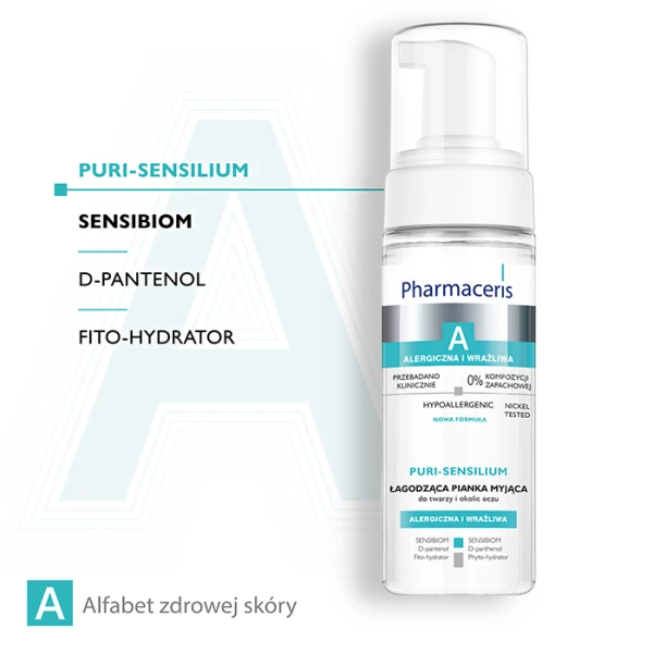 PHARMACERIS A PURI-SENSILIUM PIANKA MYJĄCA DO TWARZY 150 ML