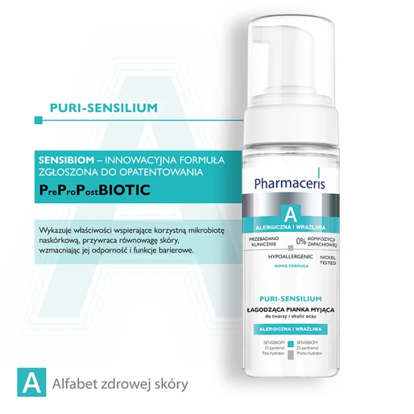 PHARMACERIS A PURI-SENSILIUM PIANKA MYJĄCA DO TWARZY 150 ML