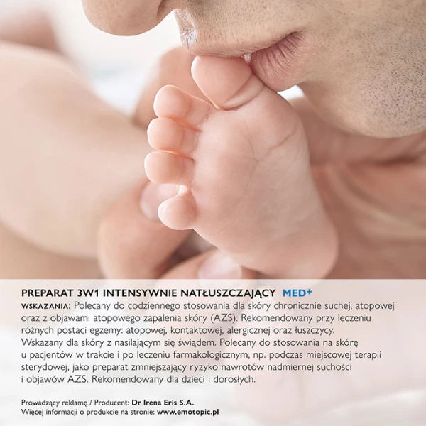 PHARMACERIS E EMOTOPIC PREPARAT INTENSYWNIE NATŁUSZCZAJĄCY DO CIAŁA 3W1 500 ML