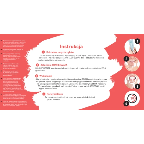 BIAŁA PERŁA EKSPRESOWE WYBIELANIE ZĘBÓW PASTA + ŻEL ZESTAW