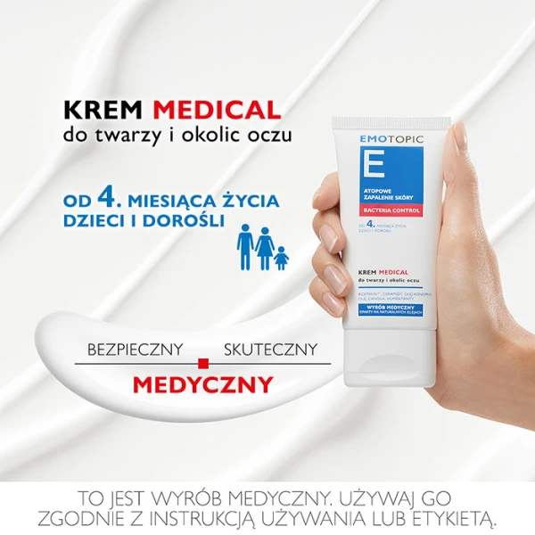 PHARMACERIS E EMOTOPIC BACTERIA CONTROL KREM DO TWARZY 50 ML