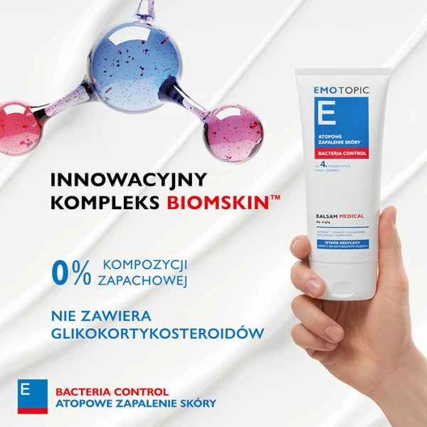 PHARMACERIS E EMOTOPIC BACTERIA CONTROL BALSAM DO CIAŁA 200 ML
