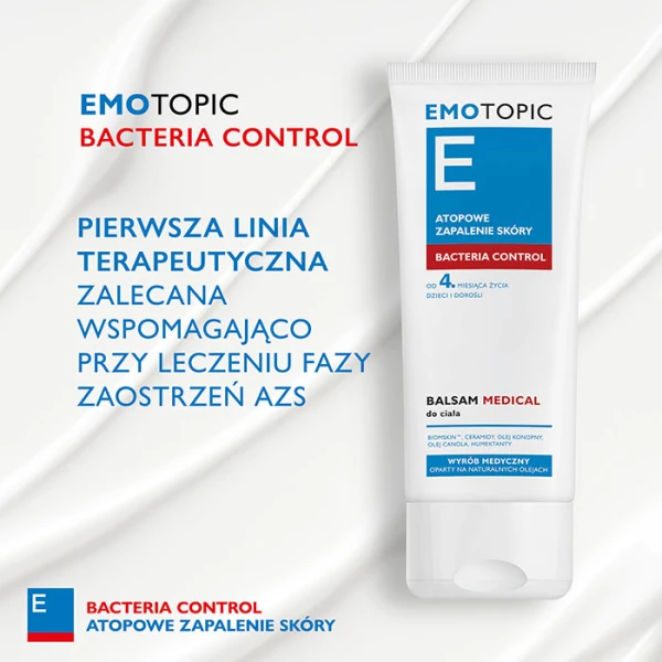 PHARMACERIS E EMOTOPIC BACTERIA CONTROL BALSAM DO CIAŁA 200 ML