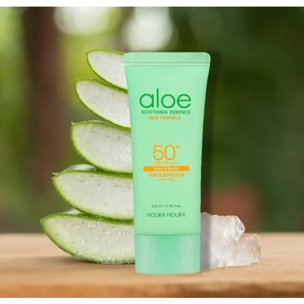 HOLIKA HOLIKA  Aloe Waterproof Sun Gel Żel do twarzy i ciała SPF50+ 100 ml