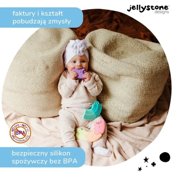 Jellystone Designs Pierwsze Puzzle sensoryczne pastelowe kółko