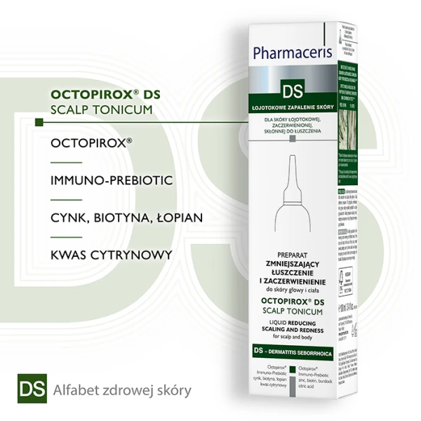 PHARMACERIS DS OCTOPIROX PREPARAT ZMNIEJSZAJĄCY ŁUSZCZENIE 100 ML