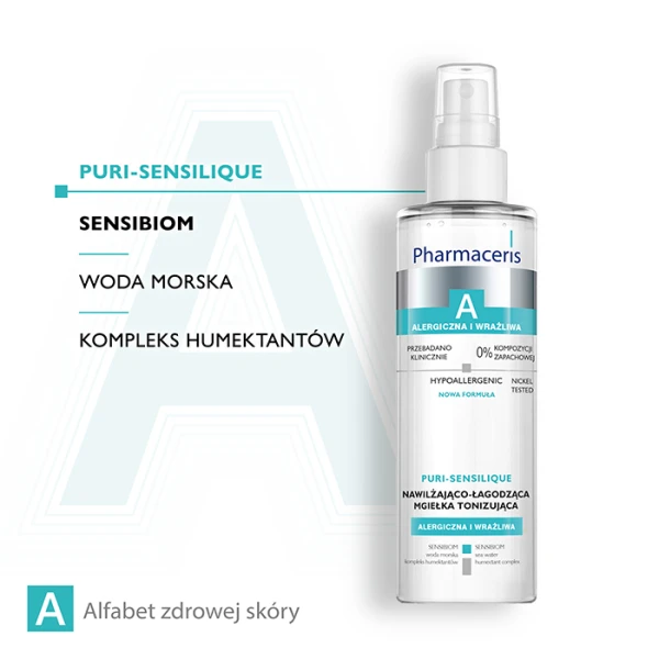 PHARMACERIS A PURI-SENSILIQUE MGIEŁKA TONIZUJĄCA 200 ML