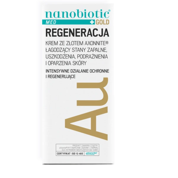 NANOBIOTIC® MED REGENERACJA KREM ZE ZŁOTEM 50 ML