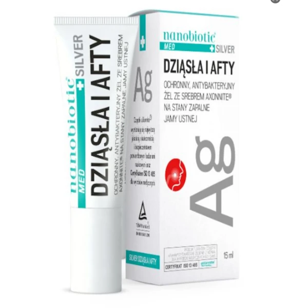NANOBIOTIC® MED SILVER DZIĄSŁA I AFTY 15 ML