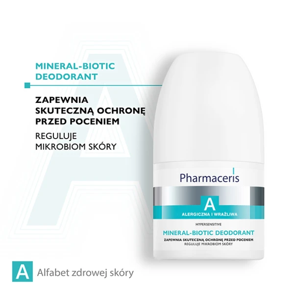 PHARMACERIS A MINERAL-BIOTIC DEZODORANT ROLL-ON 50 ML