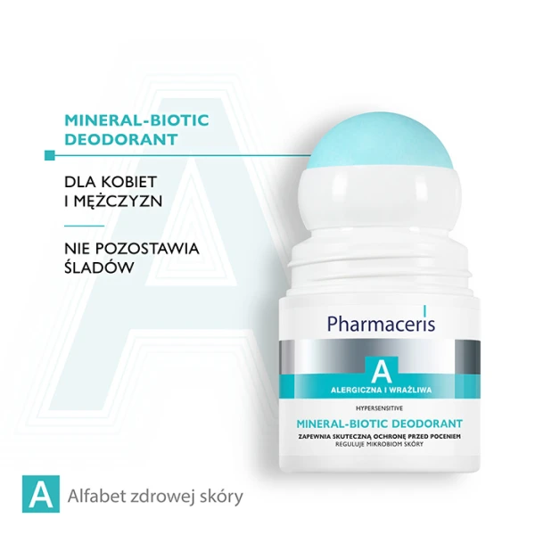PHARMACERIS A MINERAL-BIOTIC DEZODORANT ROLL-ON 50 ML