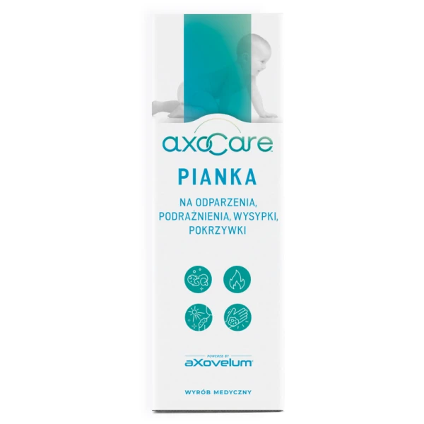 AXOCARE PIANKA NA ODPARZENIA, WYSYPKI, POKRZYWKI OD 1 M + 85 ML