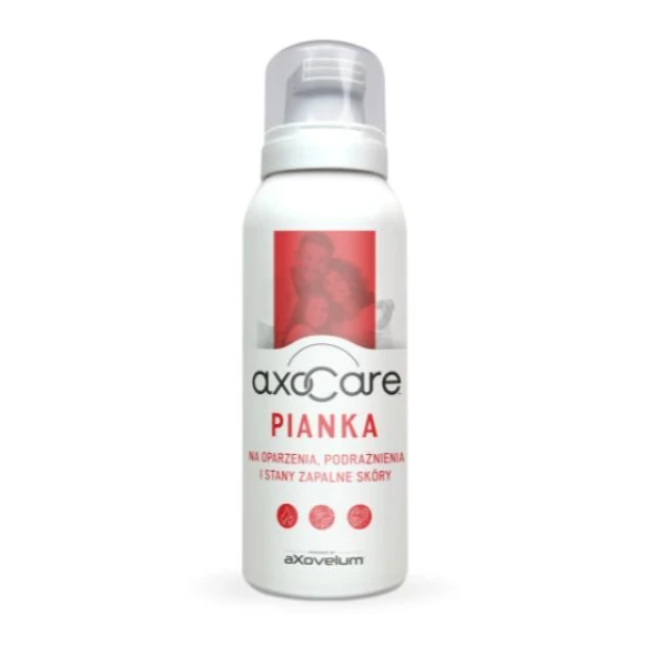 AXOCARE PIANKA NA OPARZENIA, PODRAŻNIENIA SKÓRY I STANY ZAPALNE 3+ 85 ML [Krótka data - 2026-10-31]