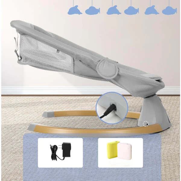 LEŻACZEK DLA NIEMOWLĄT ELEKTRYCZNY BLUETOOTH NICEKIDS