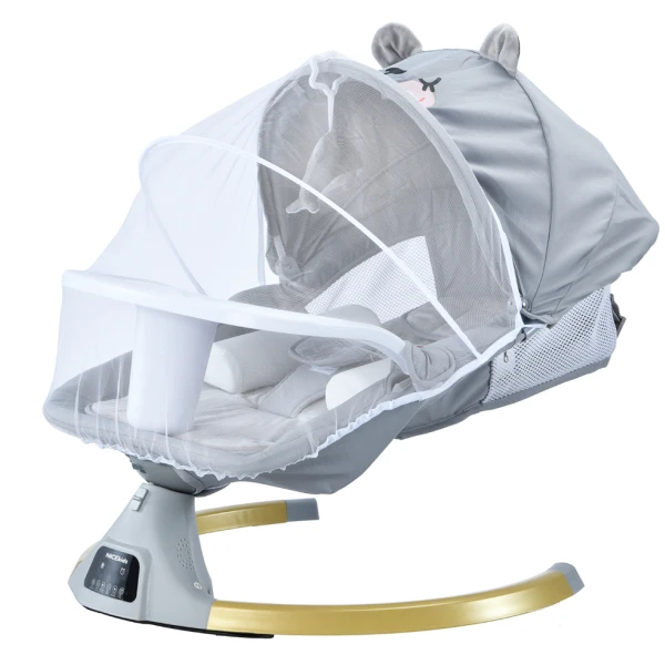 LEŻACZEK DLA NIEMOWLĄT ELEKTRYCZNY BLUETOOTH NICEKIDS