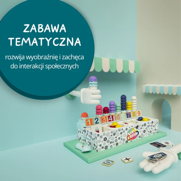 Zabawka matematyczna Lodziarnia – 24 mies. + TOPBRIGHT