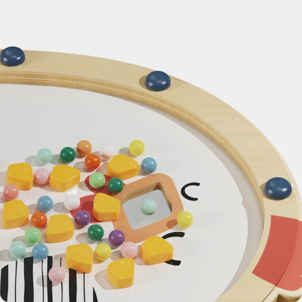 DREWNIANA GRA ZRĘCZNOŚCIOWA NAKARM KURĘ 36 M+ TOPBRIGHT