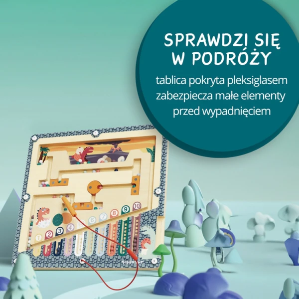 Labirynt magnetyczny Jaja dinozaura - 36 mies.+ TOPBRIGHT