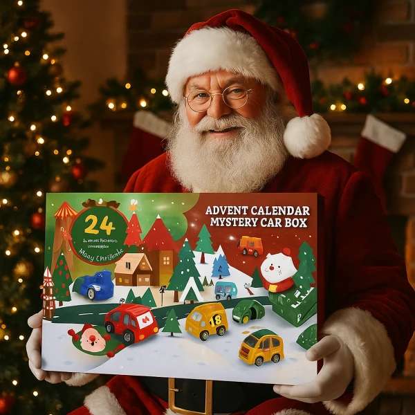 KALENDARZ ADWENTOWY AUTKA DLA DZIECI 24 ELEMENTY