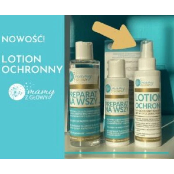 MAMY Z GŁOWY Profesjonalny lotion ochronny przeciw wszom 100 ml