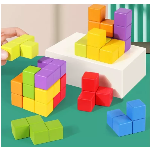 GRA ZRĘCZNOŚCIOWA LOGICZNA SORTER NAKŁADANKA PUZZLE TETRIS KOSTKA RUBIKA