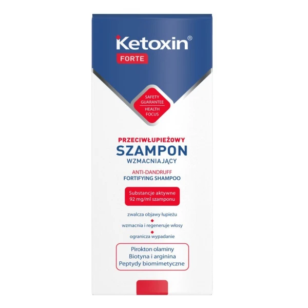 KETOXIN FORTE PRZECIWŁUPIEŻOWY SZAMPON WZMACNIAJĄCY 200ML