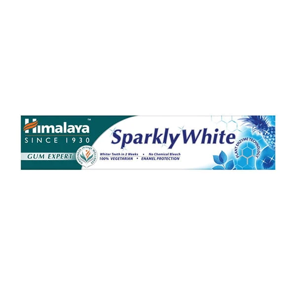 HIMALAYA PASTA DO ZĘBÓW SPARKLY WHITE WYBIELAJĄCA LŚNIĄCA BIEL 75ML