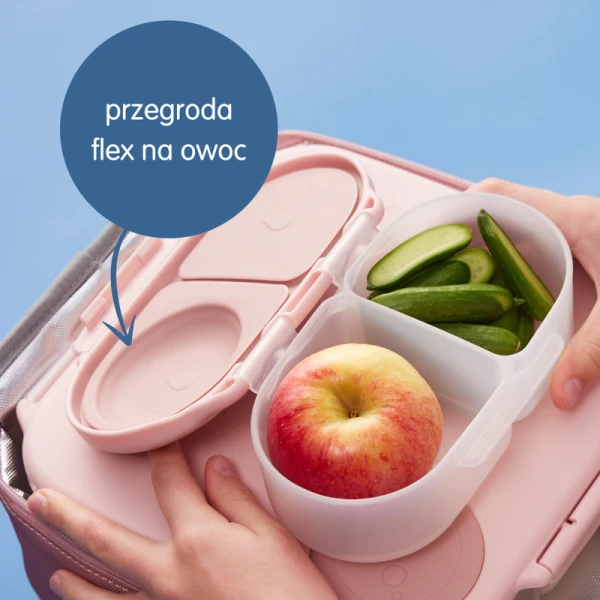 B.box Snackbox, pojemnik na przekąski, Blush Crush