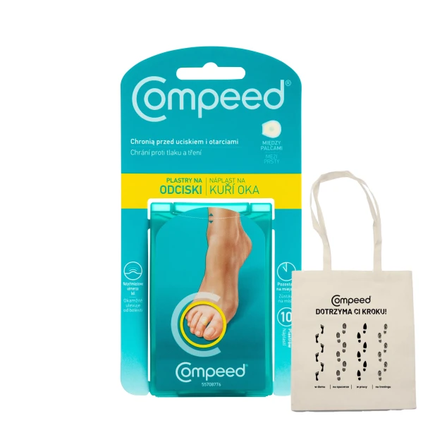 COMPEED PLASTRY NA ODCISKI MIĘDZY PALCAMI 10 SZT + PREZENT