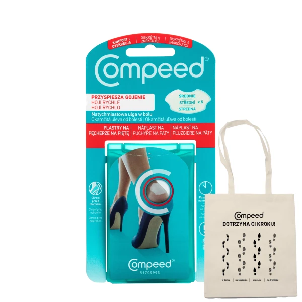 COMPEED PLASTRY NA PĘCHERZE NA PIĘTY 5 SZTUK + PREZENT