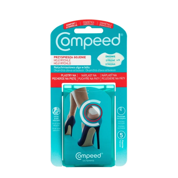 COMPEED PLASTRY NA PĘCHERZE NA PIĘTY 5 SZTUK + PREZENT