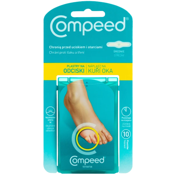 COMPEED PLASTRY NA ODCISKI ŚREDNIE 10 SZTUK + PREZENT