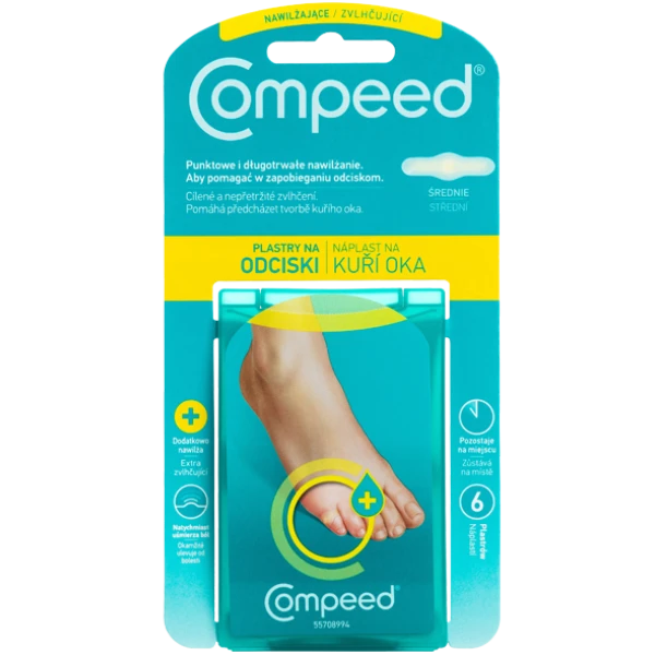 COMPEED PLASTRY NA ODCISKI NAWILŻAJĄCE 6 SZTUK + PREZENT