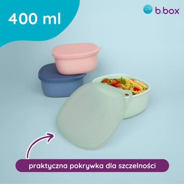 B.box Silikonowy pojemnik z pokrywką do lunchboxa Ocean