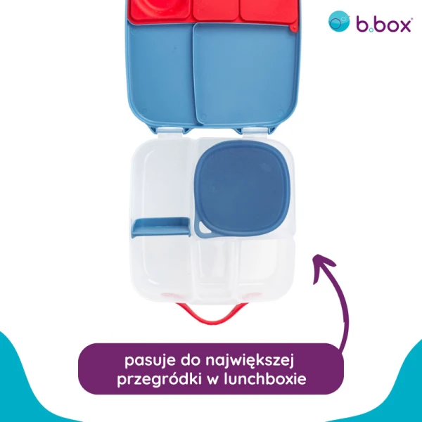 B.box Silikonowy pojemnik z pokrywką do lunchboxa Ocean