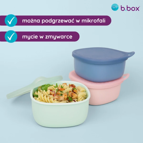 B.box Silikonowy pojemnik z pokrywką do lunchboxa Ocean