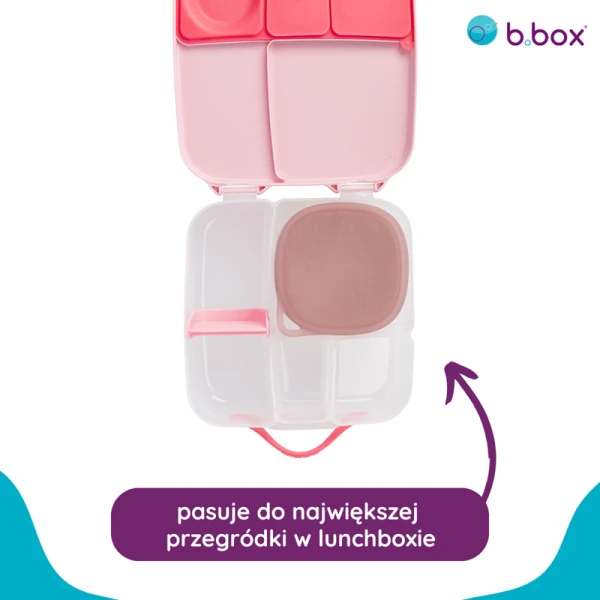 B.box Silikonowy pojemnik z pokrywką do lunchboxa Berry