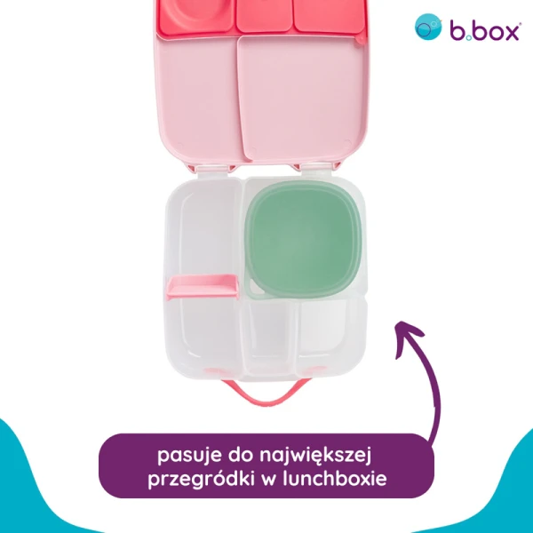 B.box Silikonowy pojemnik z pokrywką do lunchboxa Forest