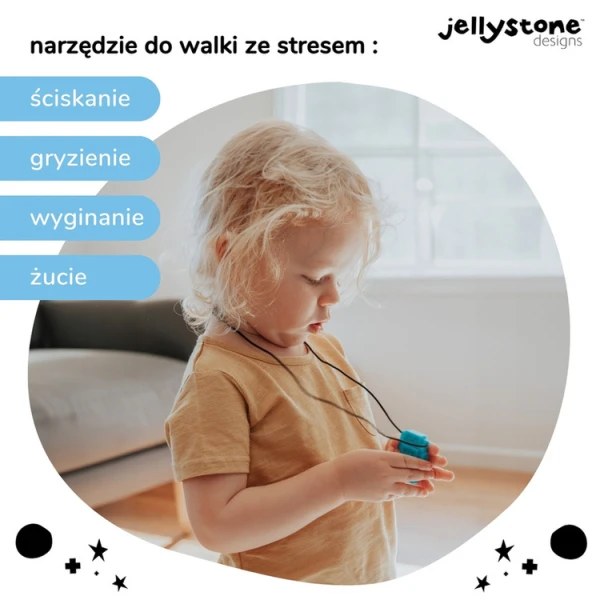 Wisiorek antystresowy Robot niebieski Jellystone Designs